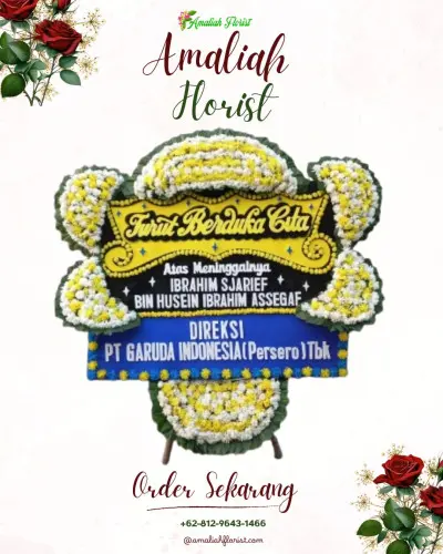 Papan Bunga Duka di Candisari